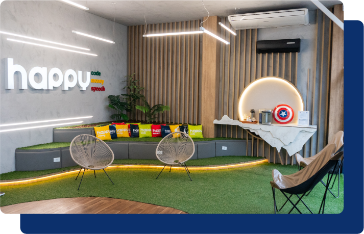 Imagem de um hub Happy